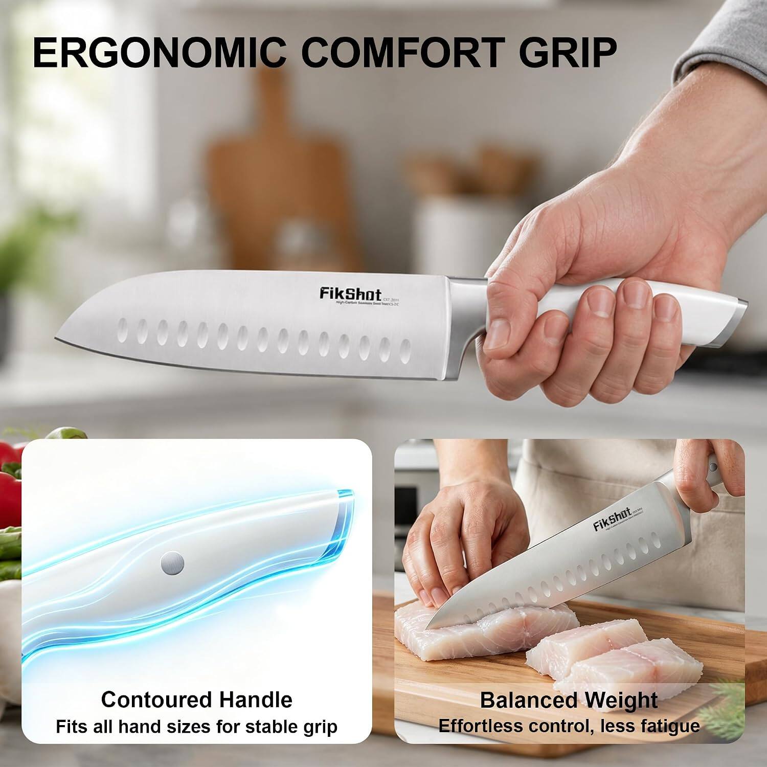ERGONOMIC COMFORT GRIP

FikShot

Contoured Handle
Fits all hand sizes for stable grip

Balanced Weight
Effortless control, less fatigue