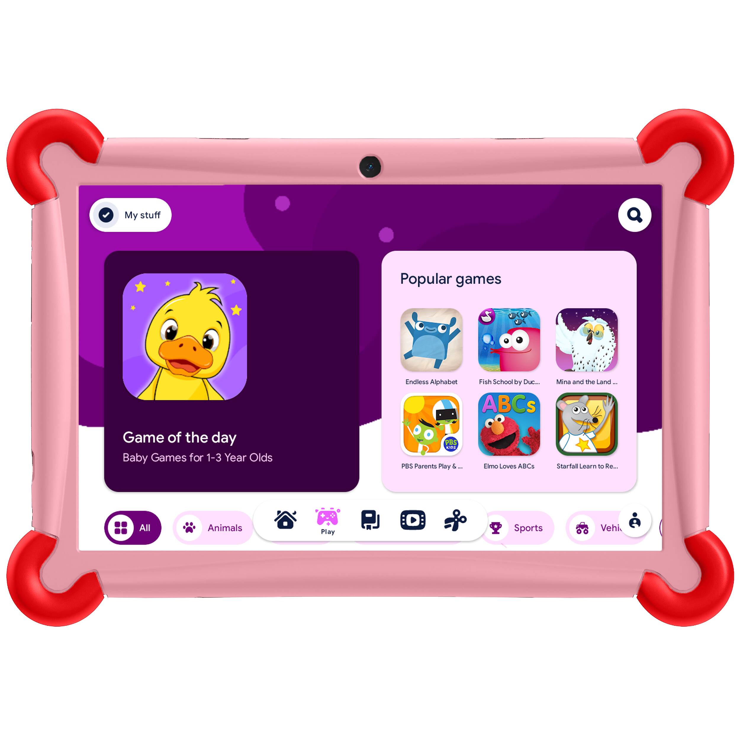 My stuff

Popular games
Endless Alphabet Fish School by Duc... Mina and the Land... ABCs
Game of the day Baby Games for 1-3 Year Olds
KIDS PBS Parents Play & Learn
Elmo Loves ABCs
Starfall Learn to Read
All
Animals
Play
Sports
Vehicles
