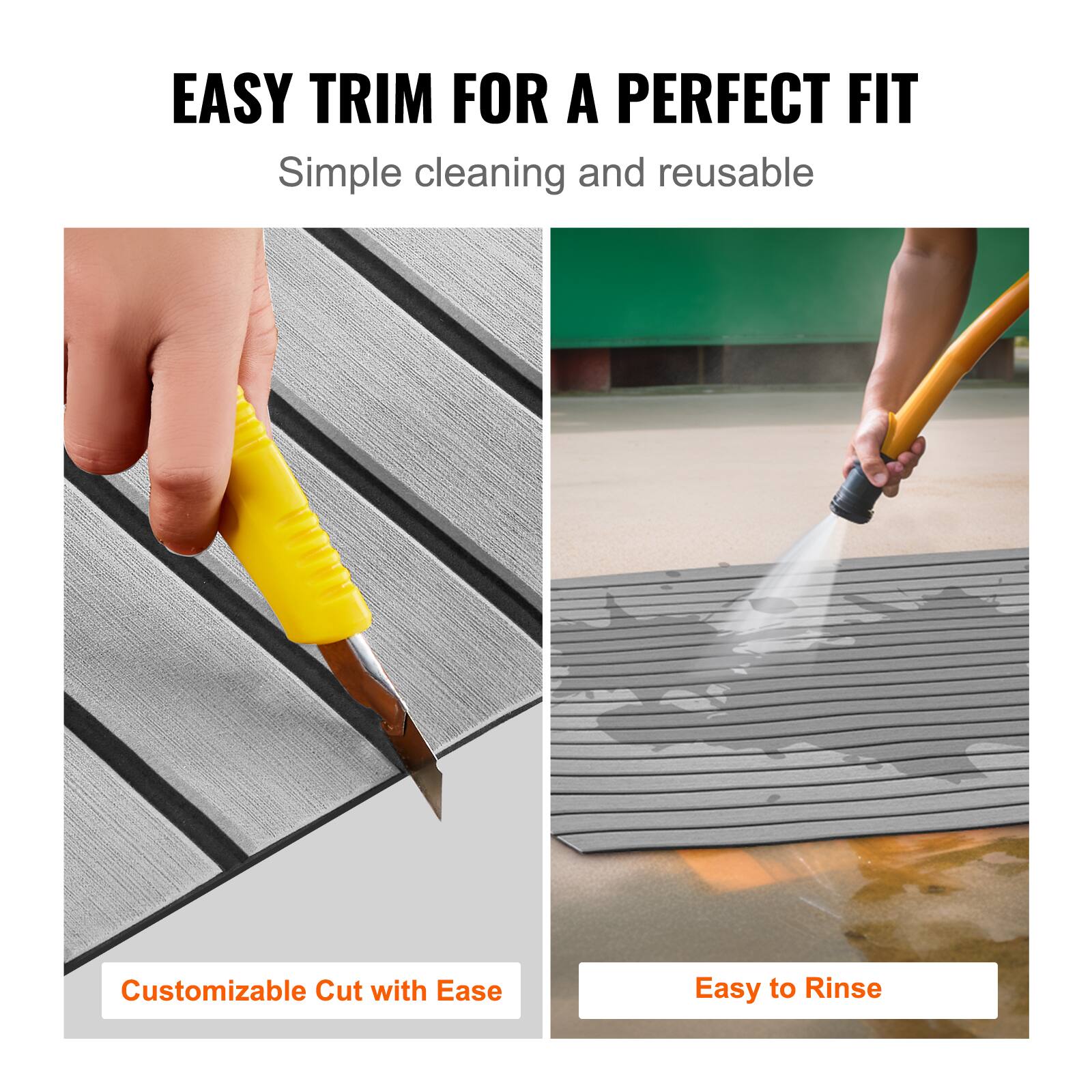 EASY TRIM FOR A PERFECT FIT  
Simple cleaning and reusable  

Customizable Cut with Ease  
Easy to Rinse