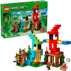 LEGO - Minecraft The Parrot Houses Building Toy 21282 - Front_Zoom
