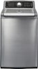 Samsung - 4.7 Cu. Ft. 13-Cycle High-Efficiency Top-Loading Washer - Stainless Platinum-Front_Standard 