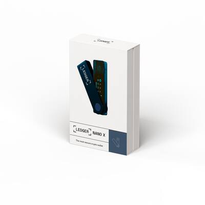 Ledger Nano X Crypto Hardware Wallet Bluetooth Sapphire Blue NX Ledger Nano X Crypto Hardware Wallet Bluetooth Sapphire Blue NX