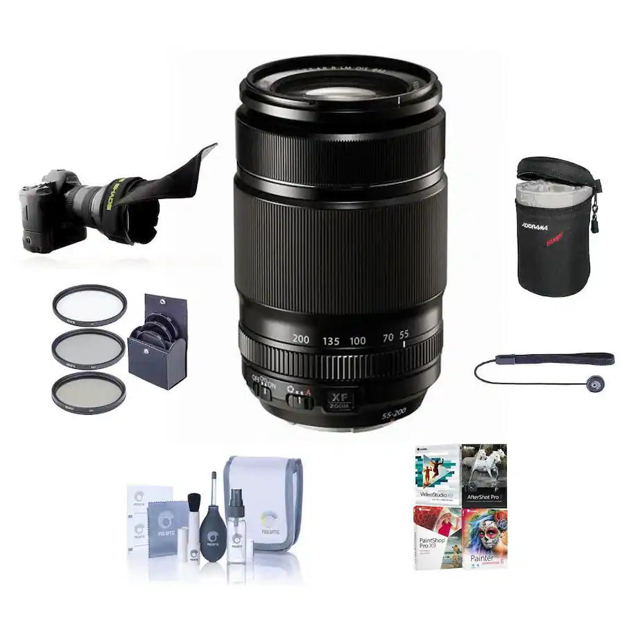 Drawings Using Linear Function Bundle Fujifilm XF 55 200mm f/3.5 4.8 R LM OIS Lens, with 62mm Filter ...