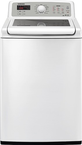  Samsung - 4.7 Cu. Ft. 11-Cycle High-Efficiency Top-Loading Washer - White