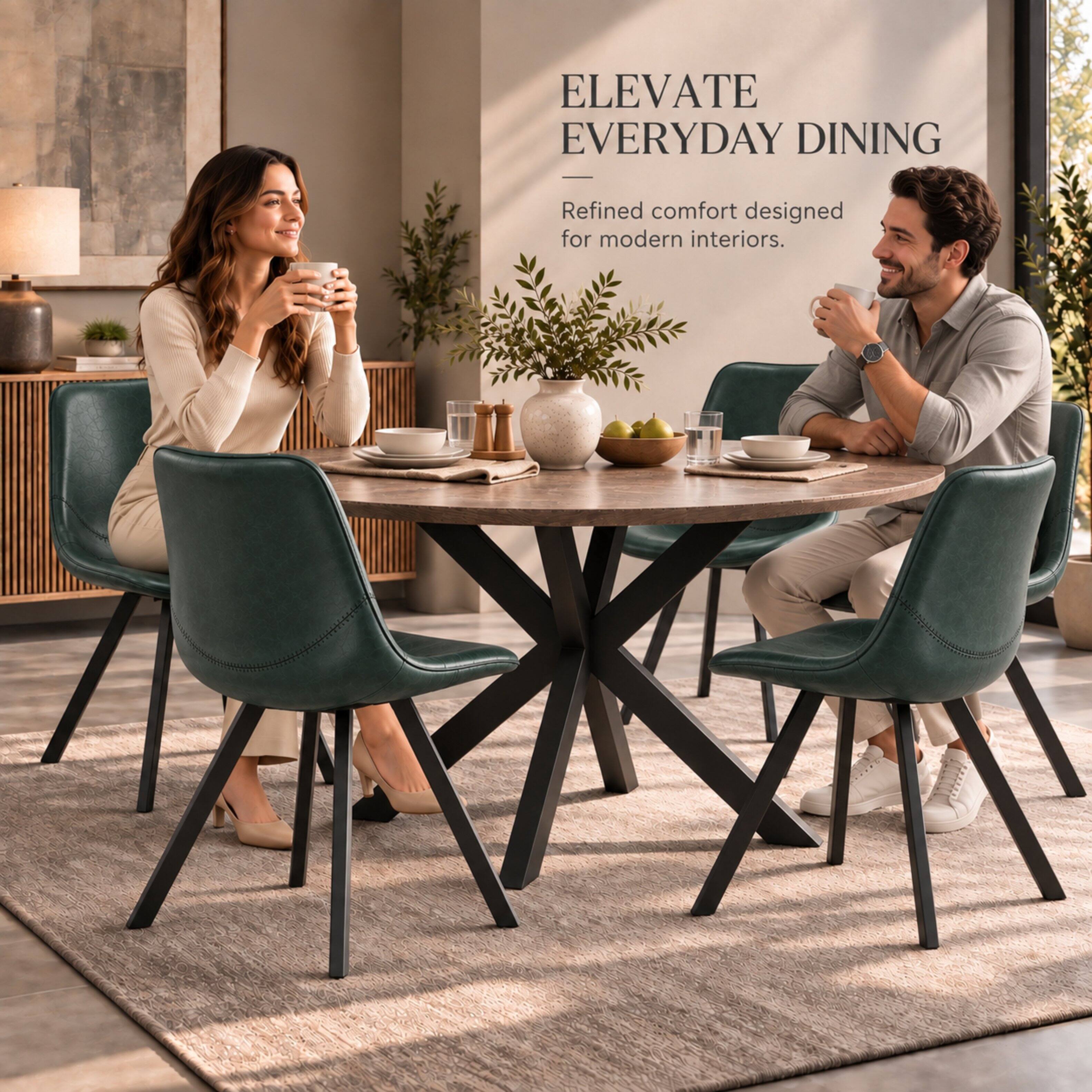 ELEVATE EVERYDAY DINING

Refined comfort designed for modern interiors.