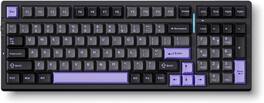 METALTON - G98 Pro Tri mode Connection Gasket Structure Pre lubed Double Shot Pbt - Purple&Black