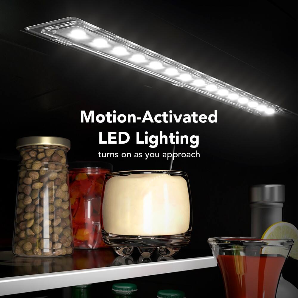 Motion-Activated LED Lighting turns on as you approach