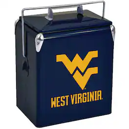 Indigo Falls - West Virginia Mountaineers 16-Can Retro Party Cooler - Blue
