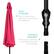 EASY STORAGE: Built-in hand crank allows for quick setup & breakdown.
DURABLE ASSEMBLY: Push-button connector pin protects the pole from damage.