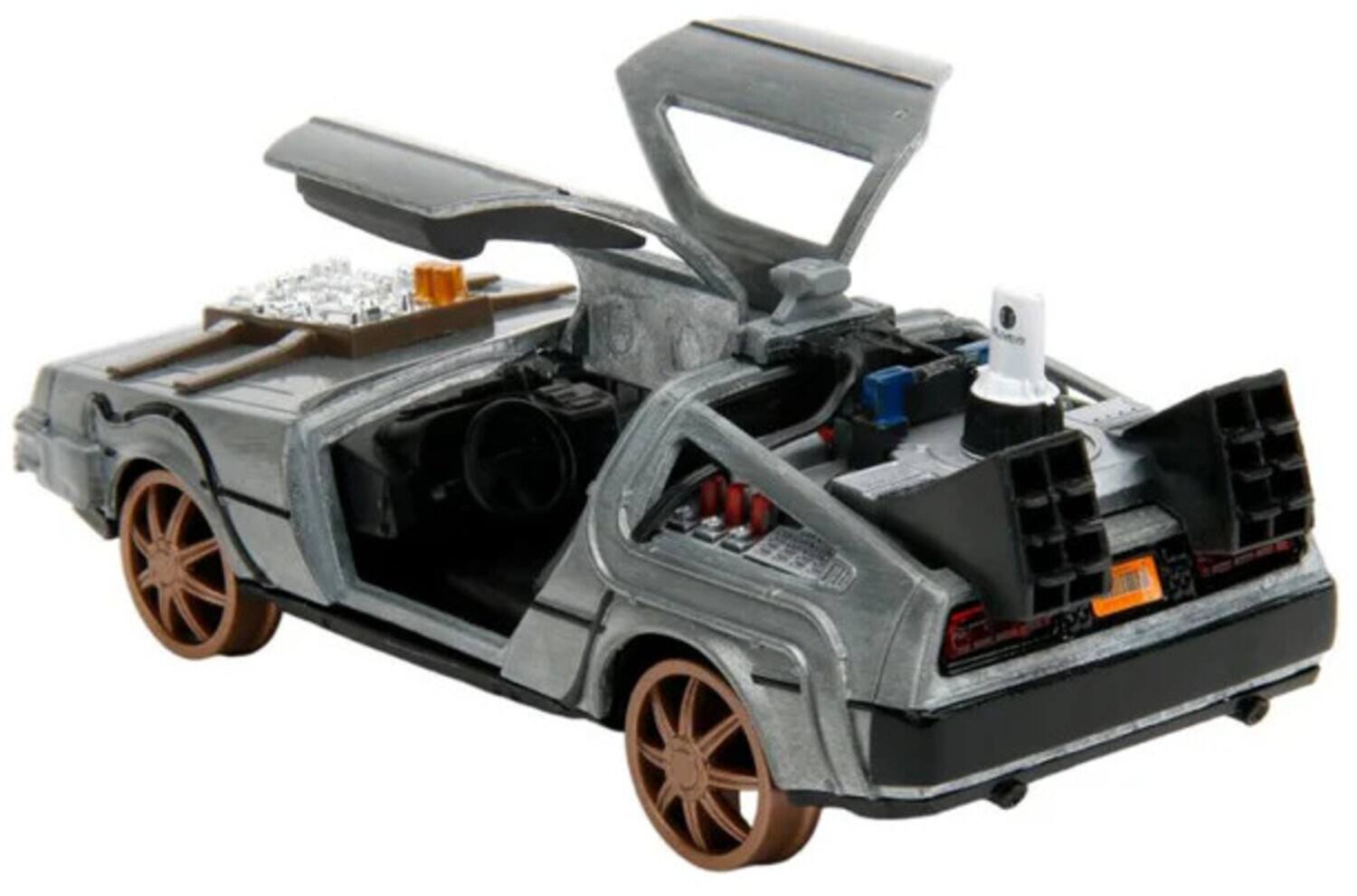 Alt View 3. Jada Toys - Jada Toys - 1:32 Back to the Future - Time Machine Railroad Wheels   - Collectibles - Multicolor.