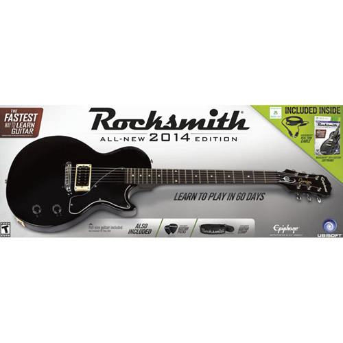 DISC Rocksmith 2014 Xbox 360 + 3/4 LA Electric Guitar, Blue