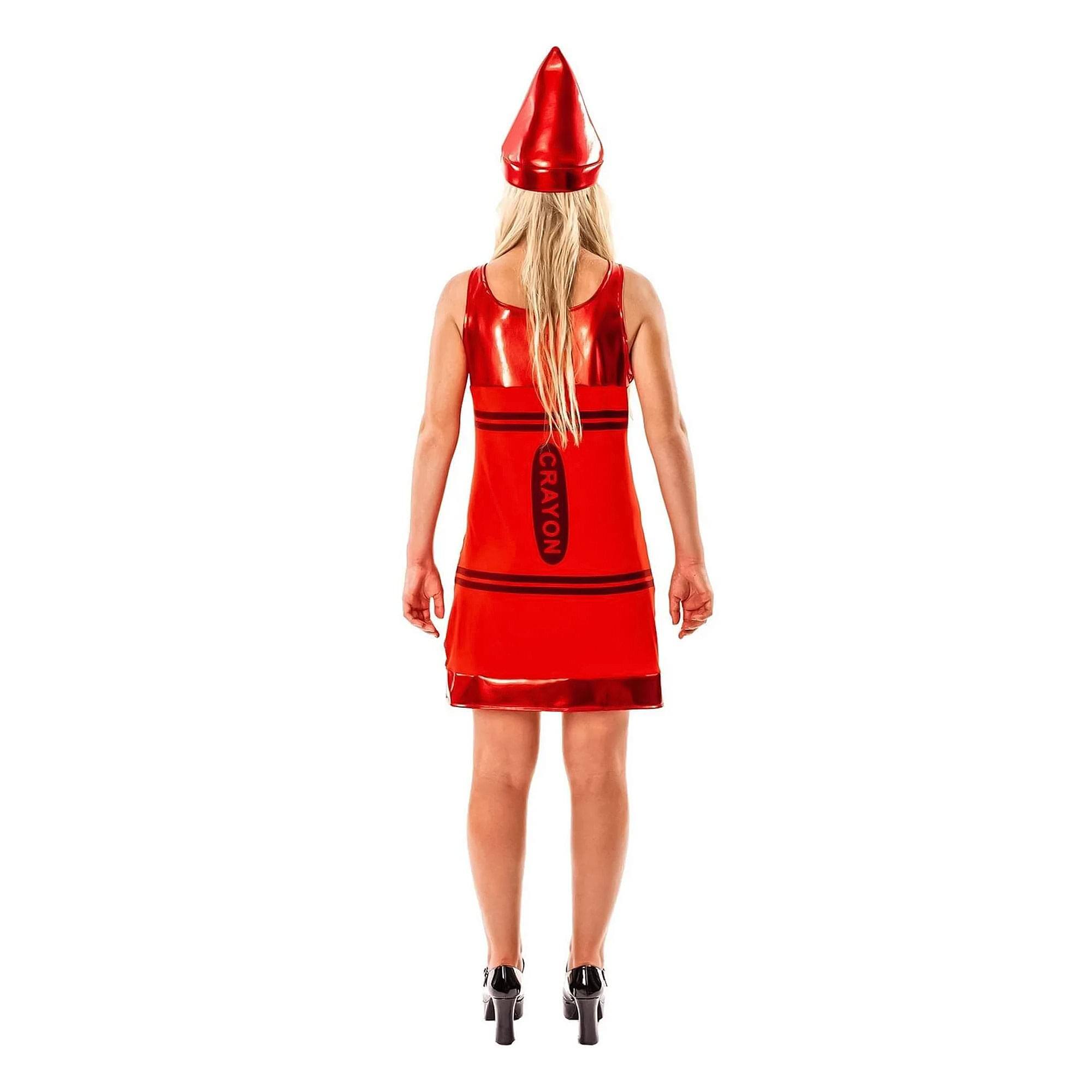 Alt View 10. Angels Costumes - Women's Red Crayon Costume Dress - X-Large - Red.