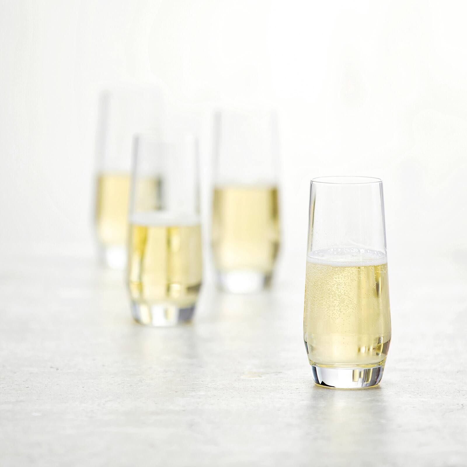 Alt View 1. Schott Zwiesel - Pure Tritan Crystal Stemless Champagne Glass, Set of 6 - Transparent.