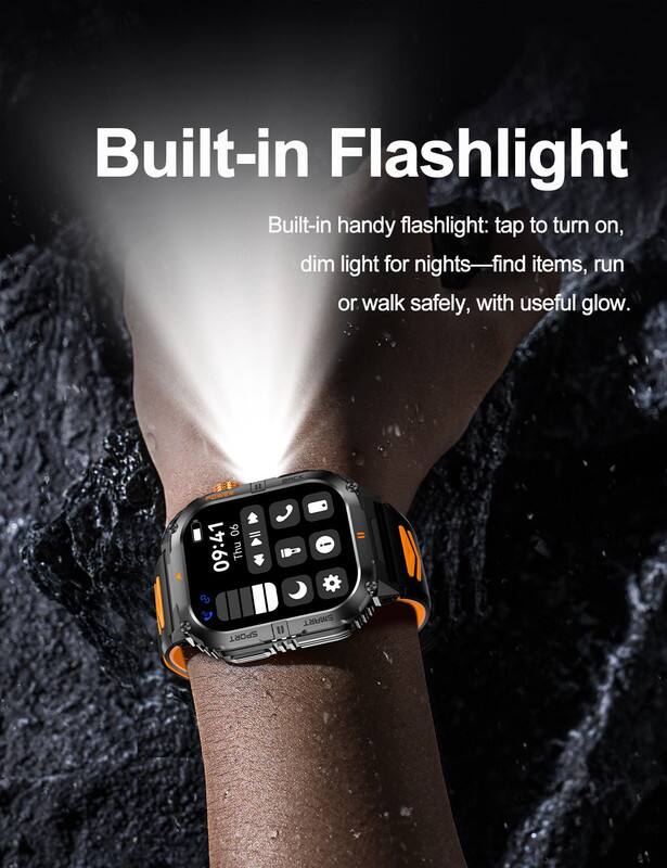 Built-in Flashlight

Built-in handy flashlight: tap to turn on, dim light for nights—find items, run or walk safely, with useful glow.