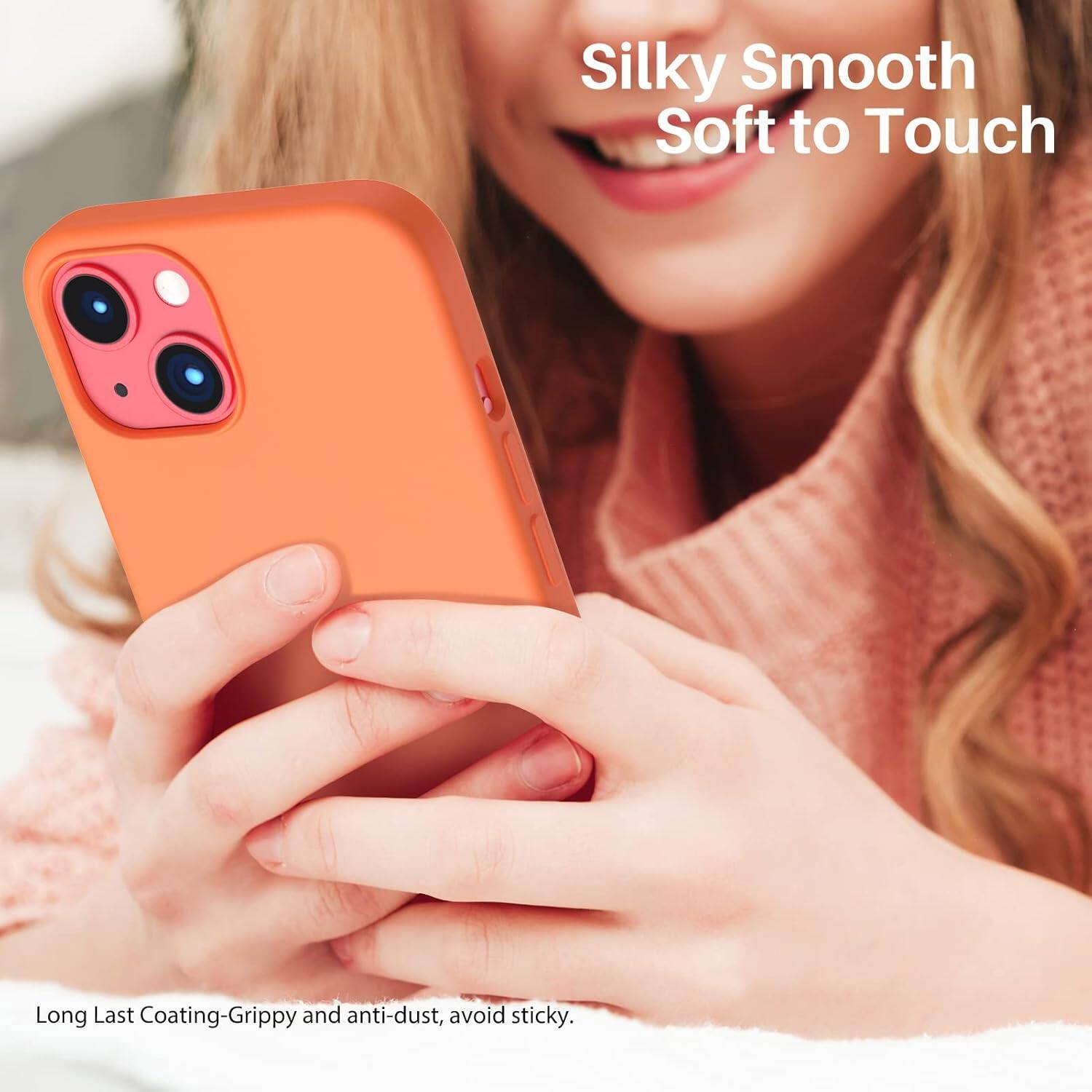 Silky Smooth Soft to Touch

Long Last Coating-Grippy and anti-dust, avoid sticky.