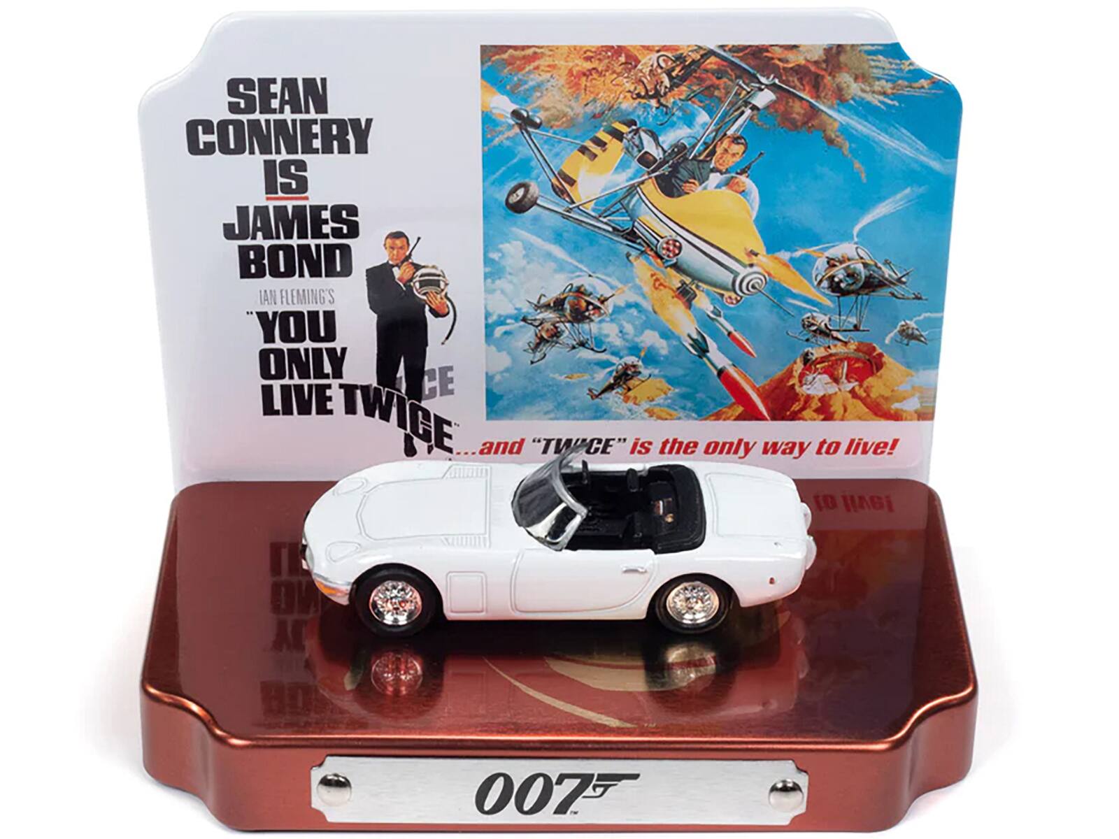 SEAN CONNERY IS JAMES BOND  
IAN FLEMING'S "YOU ONLY LIVE TWICE"  
...and "TWICE" is the only way to live!  

007