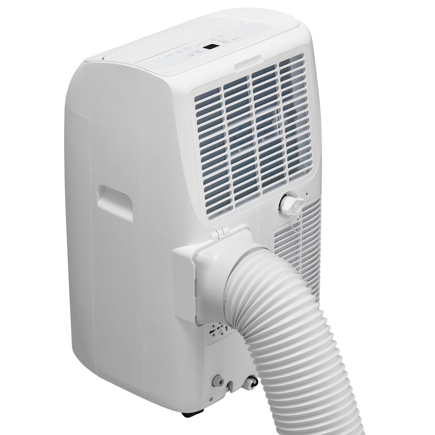 Alt View 8. LG - 450 Sq. Ft. 10,200 BTU DOE Smart Portable Air Conditioner with Supplemental Heater - White.