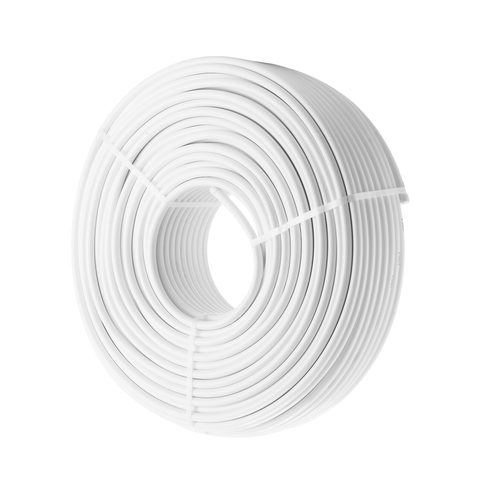 Alt View 5. VEVOR - PEX-AL-PEX Tube, 656ft, 5/8'' Diameter Aluminum-Plastic Composite Pipe Oxygen Barrier Radiant Floor PEX Pipe - White.