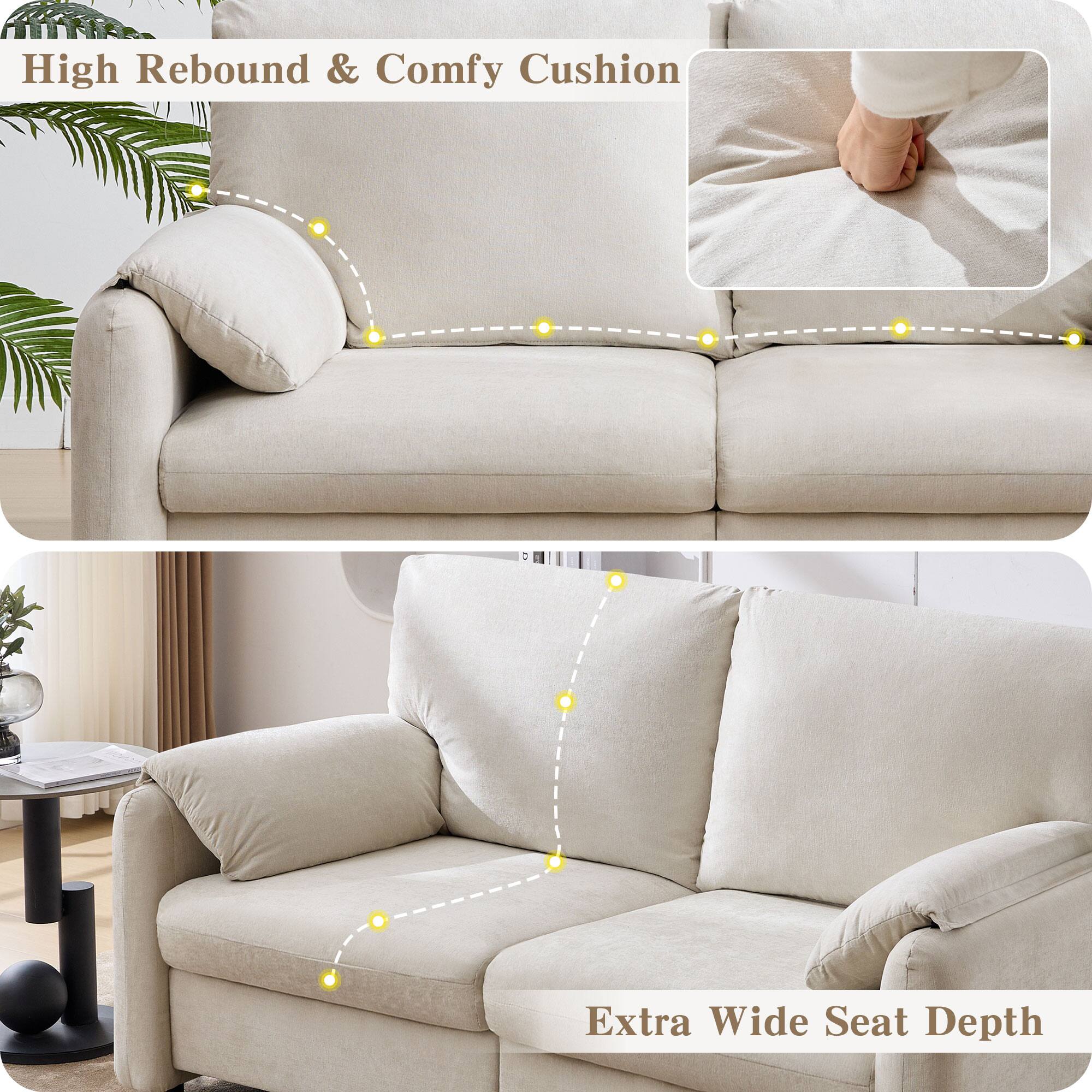 High Rebound & Comfy Cushion

Extra Wide Seat Depth