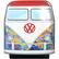 Back. Eurographics - VW Wave Hopper Bus Shaped Tin W/ Puzzle, 550 Pieces.