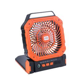 Cluzine - Outdoor Camping Portable Fan with LED Light, Timer, Power Bank,USB Rechargeable Portable Fan
