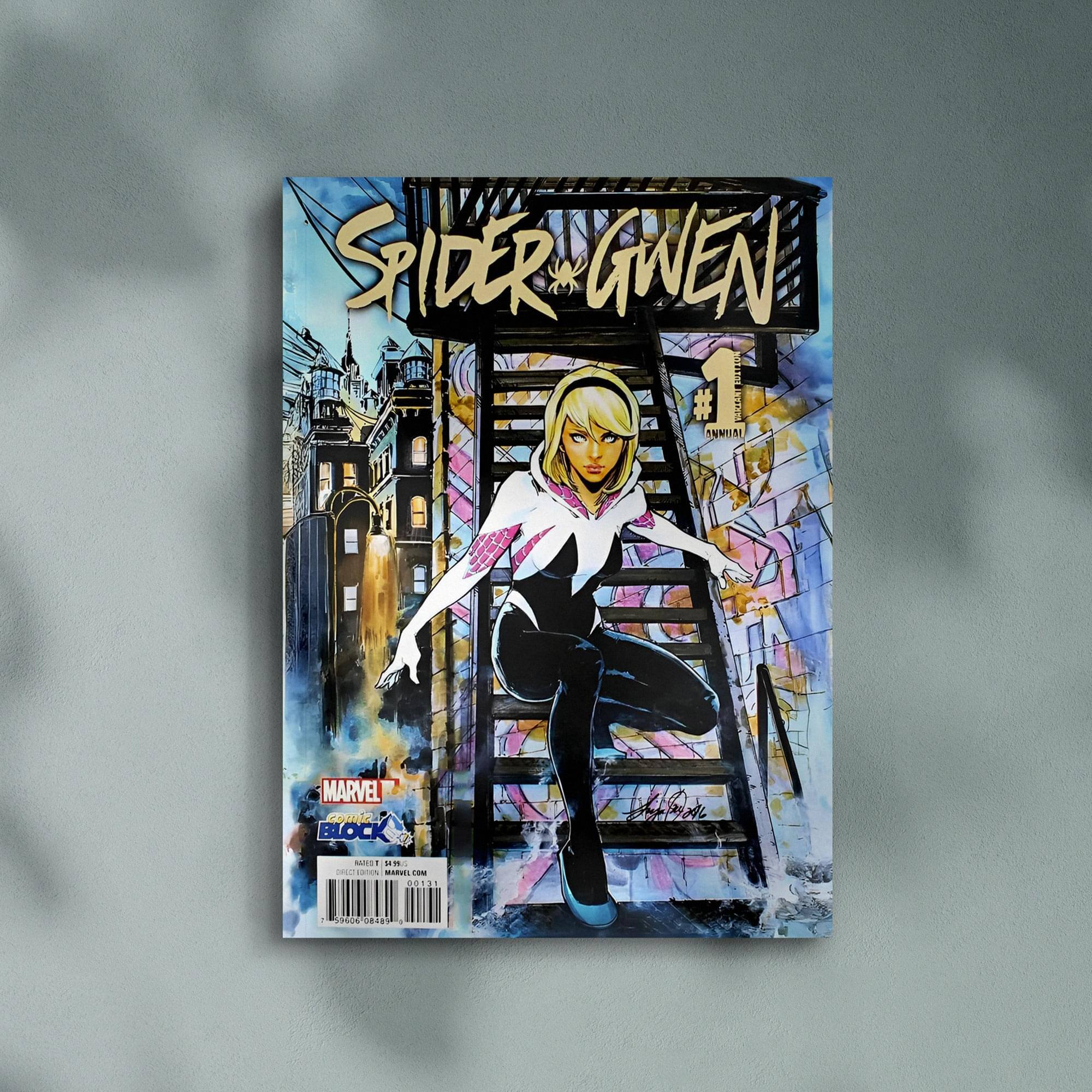 SPIDER-GWEN #1  
CONAN ANNIS MARVEL C BLOCK  
Naia - LOM 381E1 FHC  
MITSS