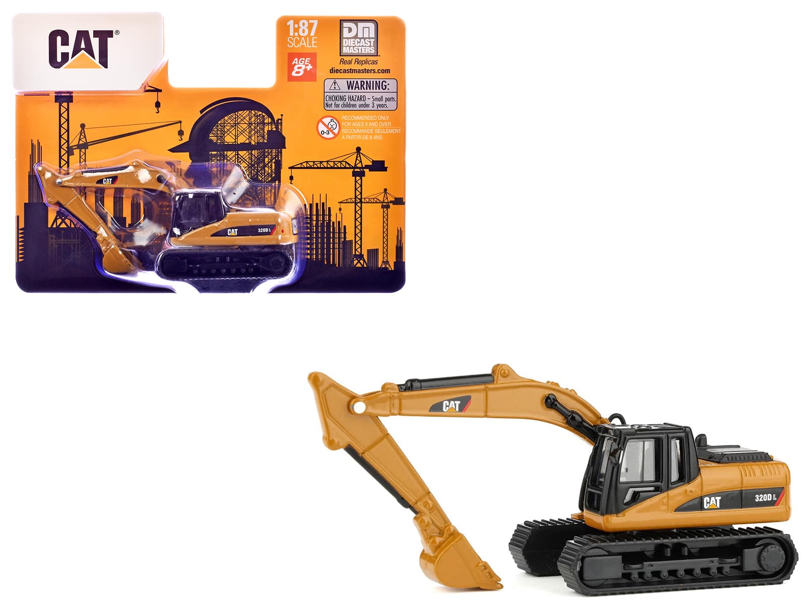 CAT Caterpillar 320D L Hydraulic Excavator Yellow 1/87 (HO) Scale Diecast Model by Diecast Masters price history on PriceWatchPro