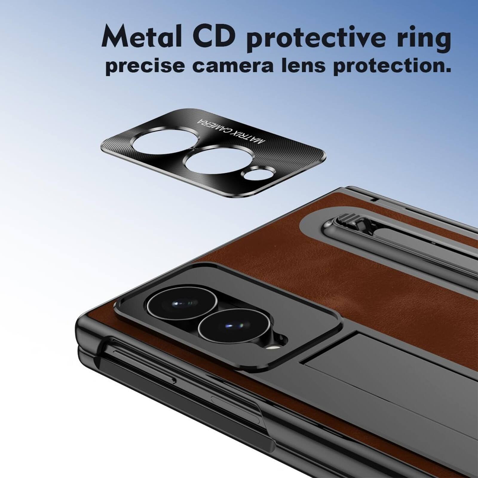 Metal CD protective ring precise camera lens protection. CAMERA MATRIX