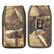 Back. LUXMO - LUXMO Large Vertical Universal Nylon Phone Pouch with Dual Card Slots - Tree Camo - Green.