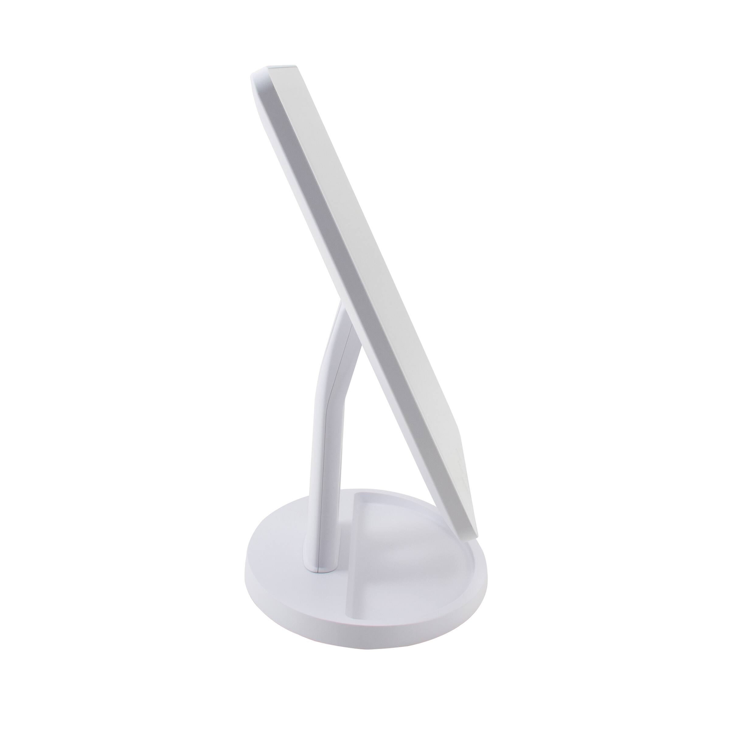 Alt View Zoom 11. Glo-Tech - Lighted Edge LED Vanity Mirror - White.