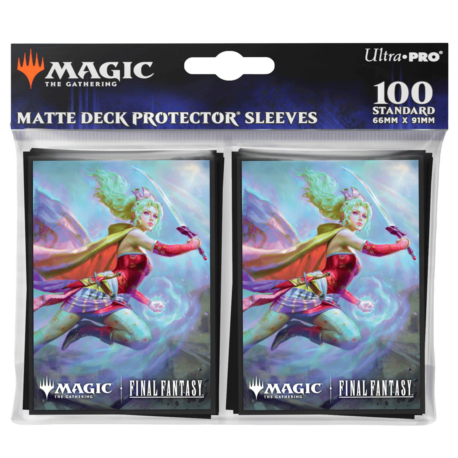 MAGIC THE GATHERING  
MATTE DECK PROTECTOR SLEEVES  
Ultra PRO  
100 STANDARD  
66MM x 91MM  
MAGIC THE GATHERING  
FINAL FANTASY