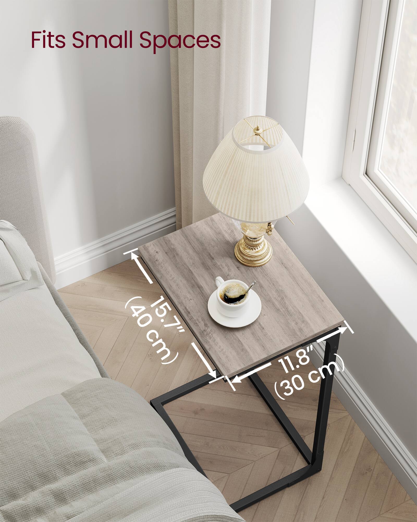 Fits Small Spaces

- 15.7" (40 cm)
- 11.8" (30 cm)
