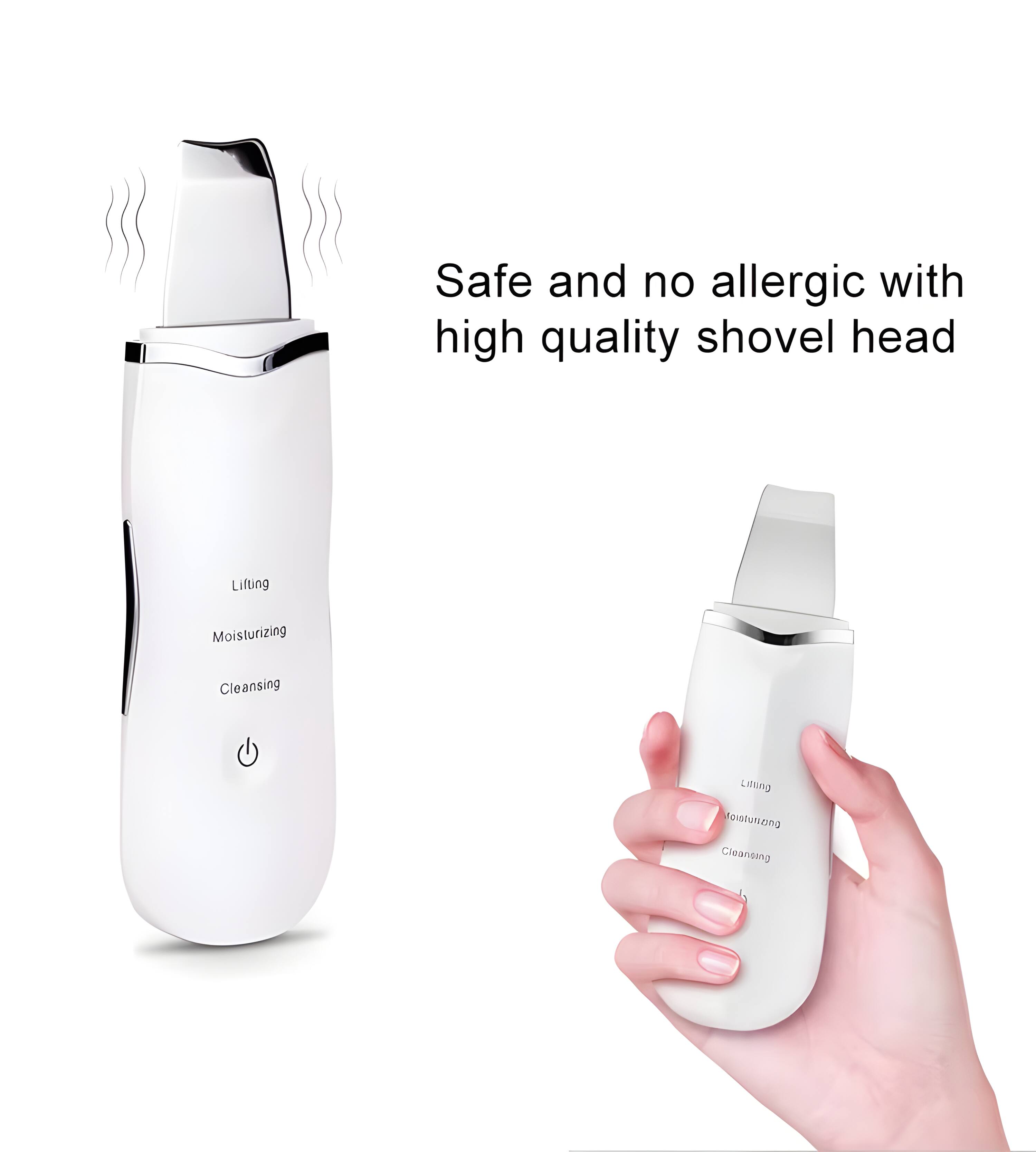 Safe and no allergic with high quality shovel head  
Lifting  
Moisturizing  
Cleansing