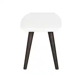 Safavieh - Home Collection Josiah Mid-Century Modern White and Dark Coffee Table - Brown