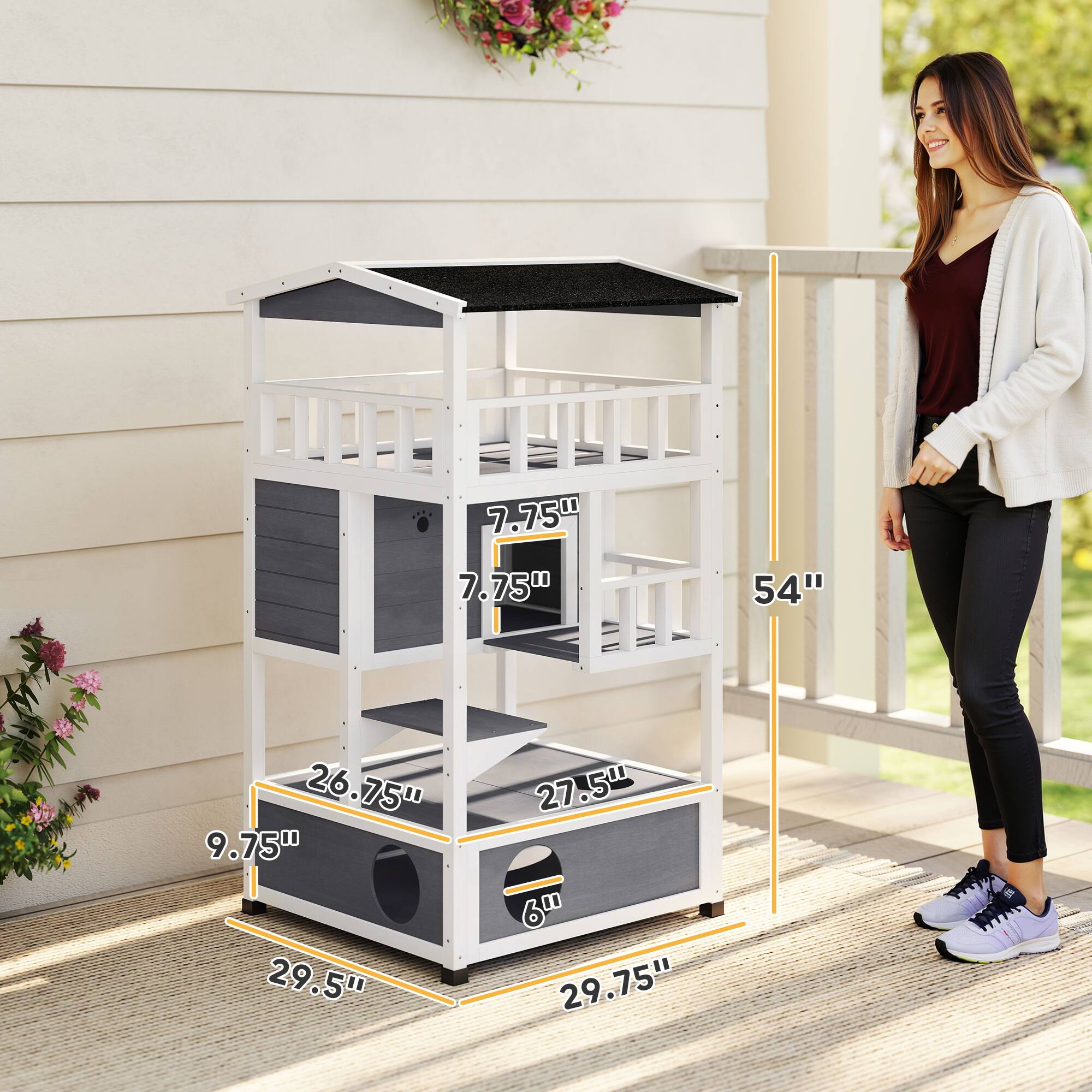 7.75"  
7.75"  
54"  
26.75"  
9.75"  
27.5"  
6"  
29.5"  
29.75"