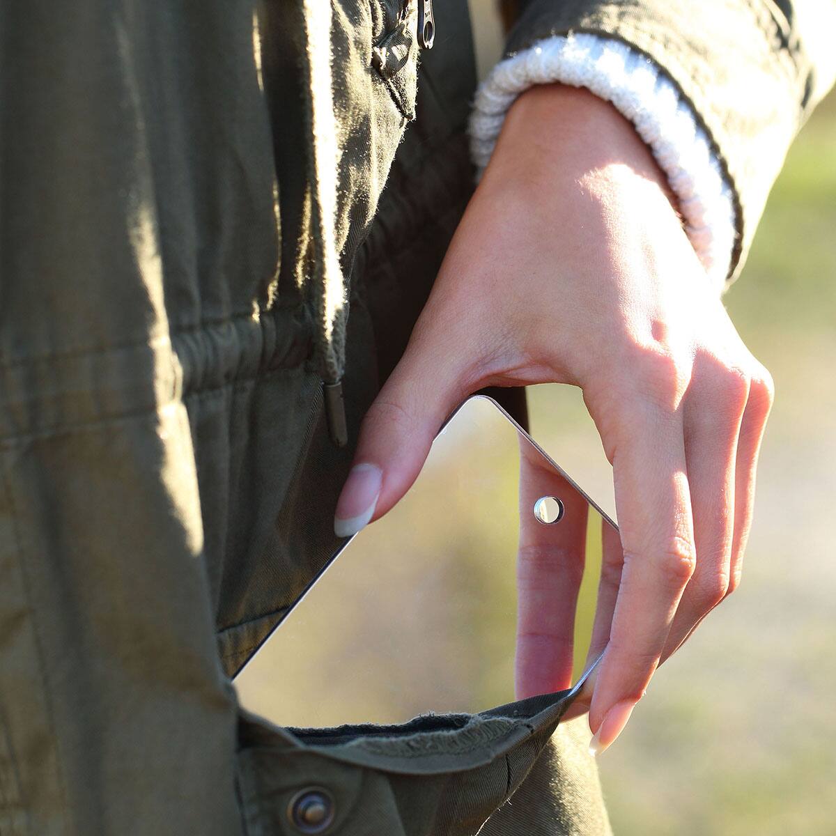 Alt View 2. Coghlan’s - Coghlan's Featherweight Mirror, Unbreakable Acrylic Material, Emergency Survival.