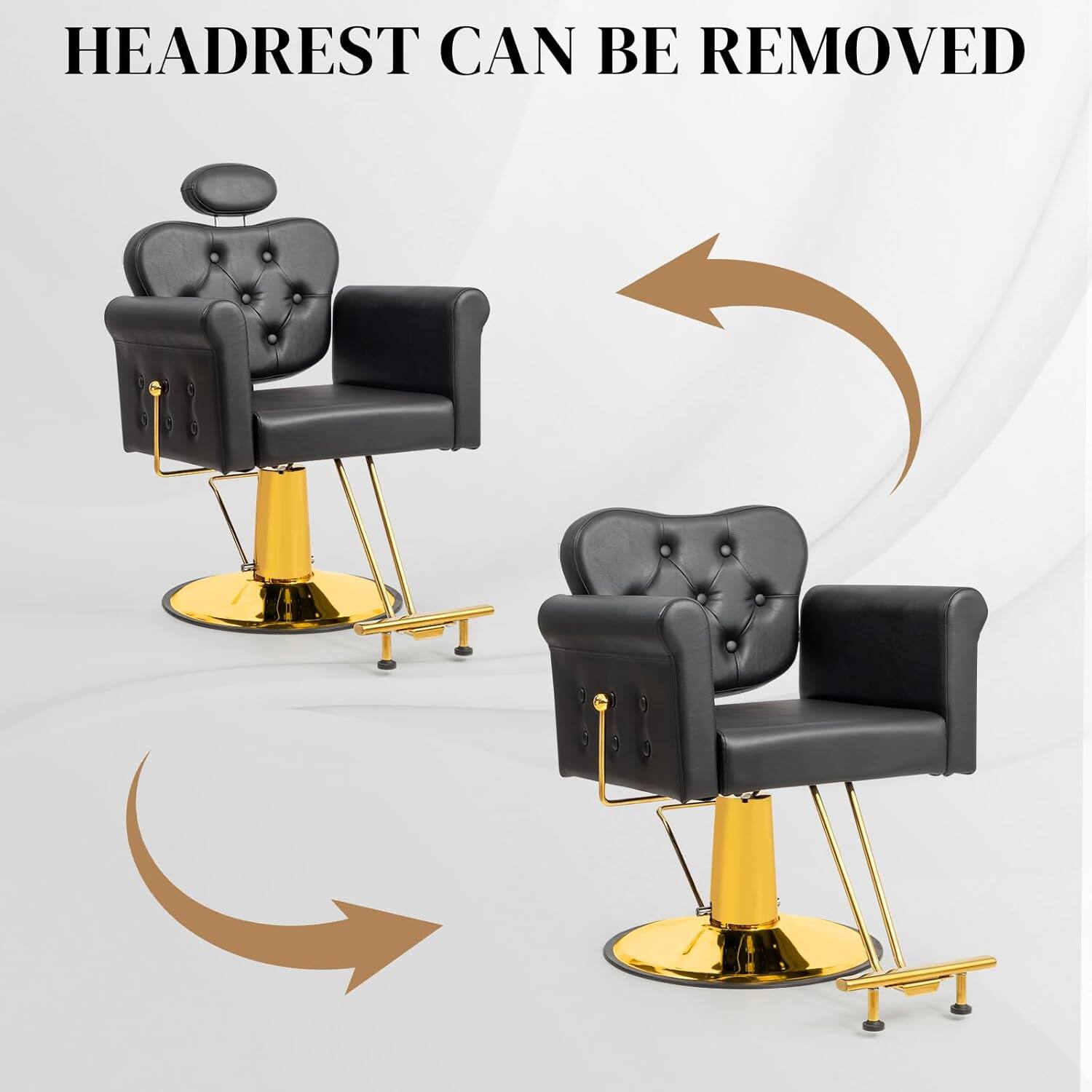 HEADREST CAN BE REMOVED