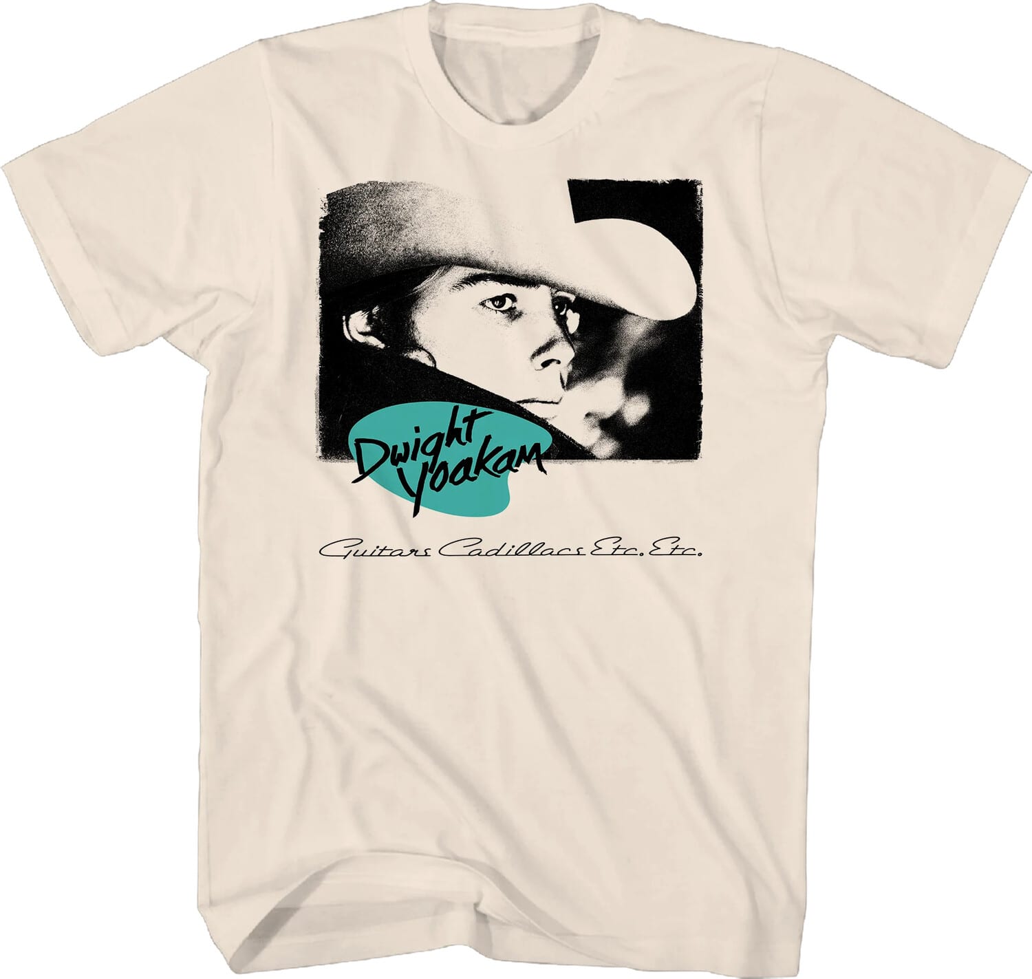 PopMarket - Dwight Yoakam - Dwight Yoakam - Guitars and Cadillacs Album Cover T-Shirt - 2XL Natural 23DY002EA5 - APPAREL - Multicolor price history on PriceWatchPro