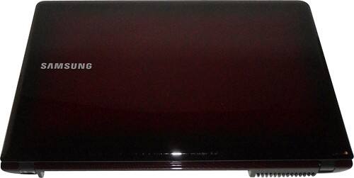 Front Standard. Samsung - Refurbished Laptop / Intel® Pentium® Processor / 14" Display - Red.