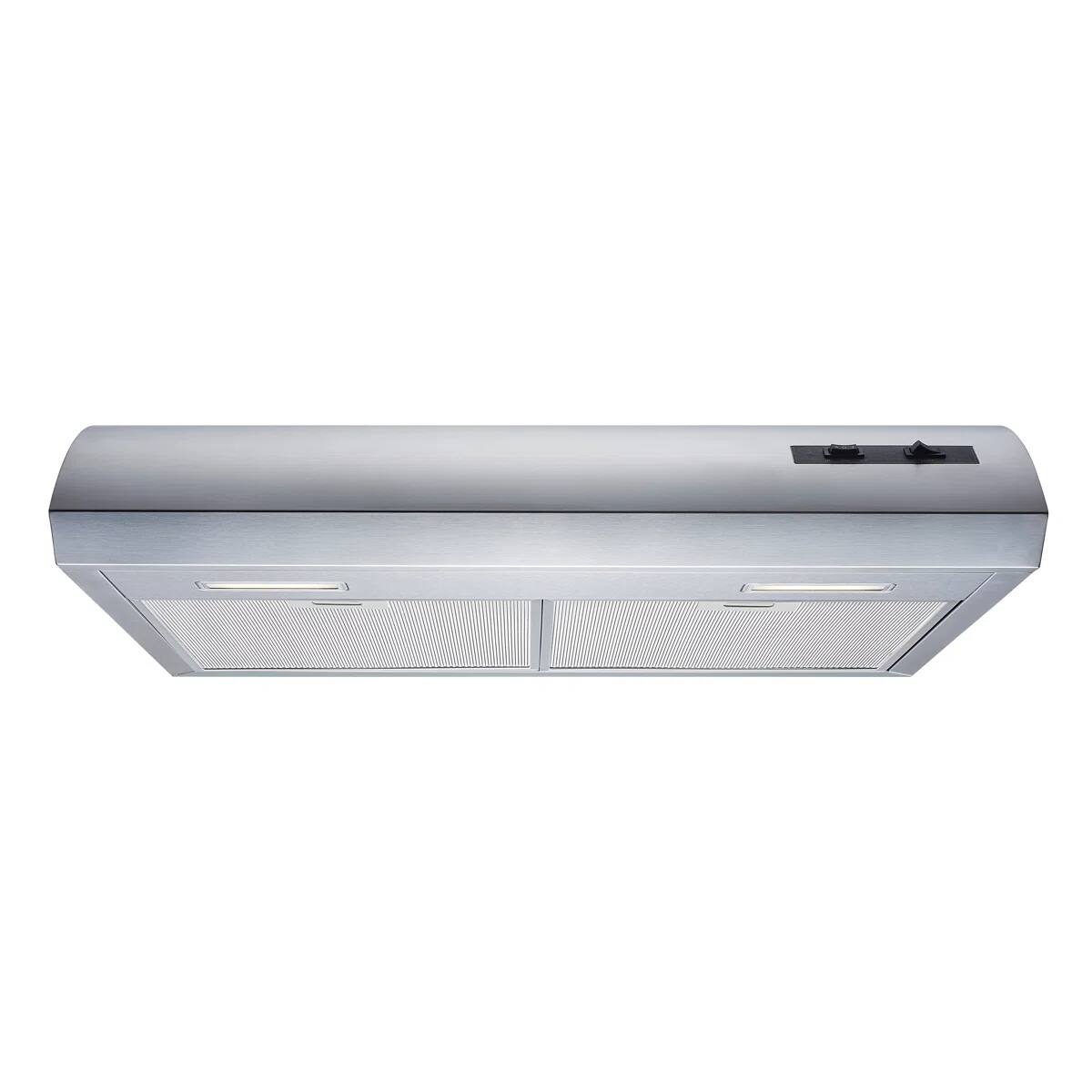 Front. Winflo - Winflo 30 inch Convertible 330-CFM Stainless steel Under Cabinet Range Hood - Stainless Steel.