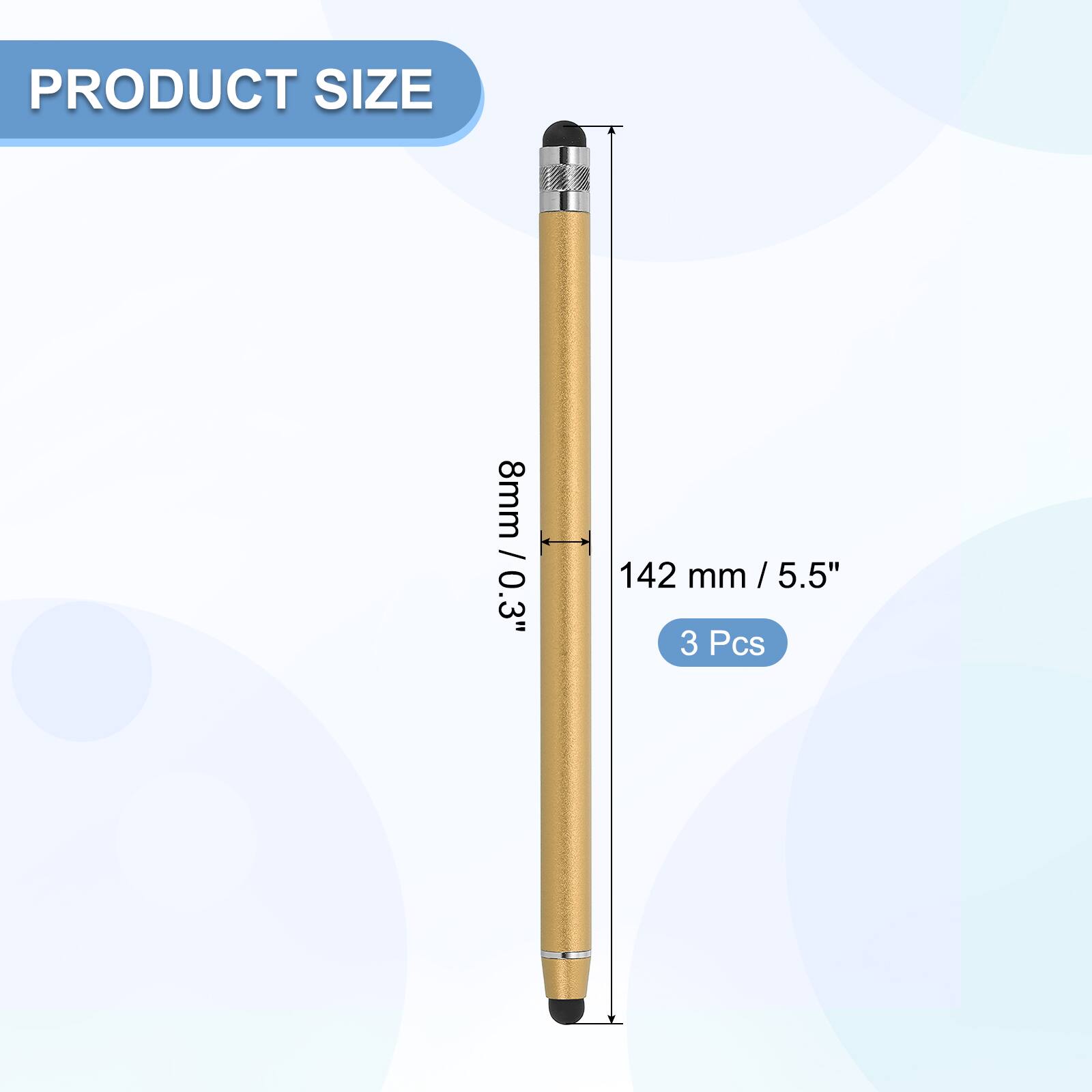 PRODUCT SIZE  
8mm / 0.3"  
142 mm / 5.5"  
3 Pcs