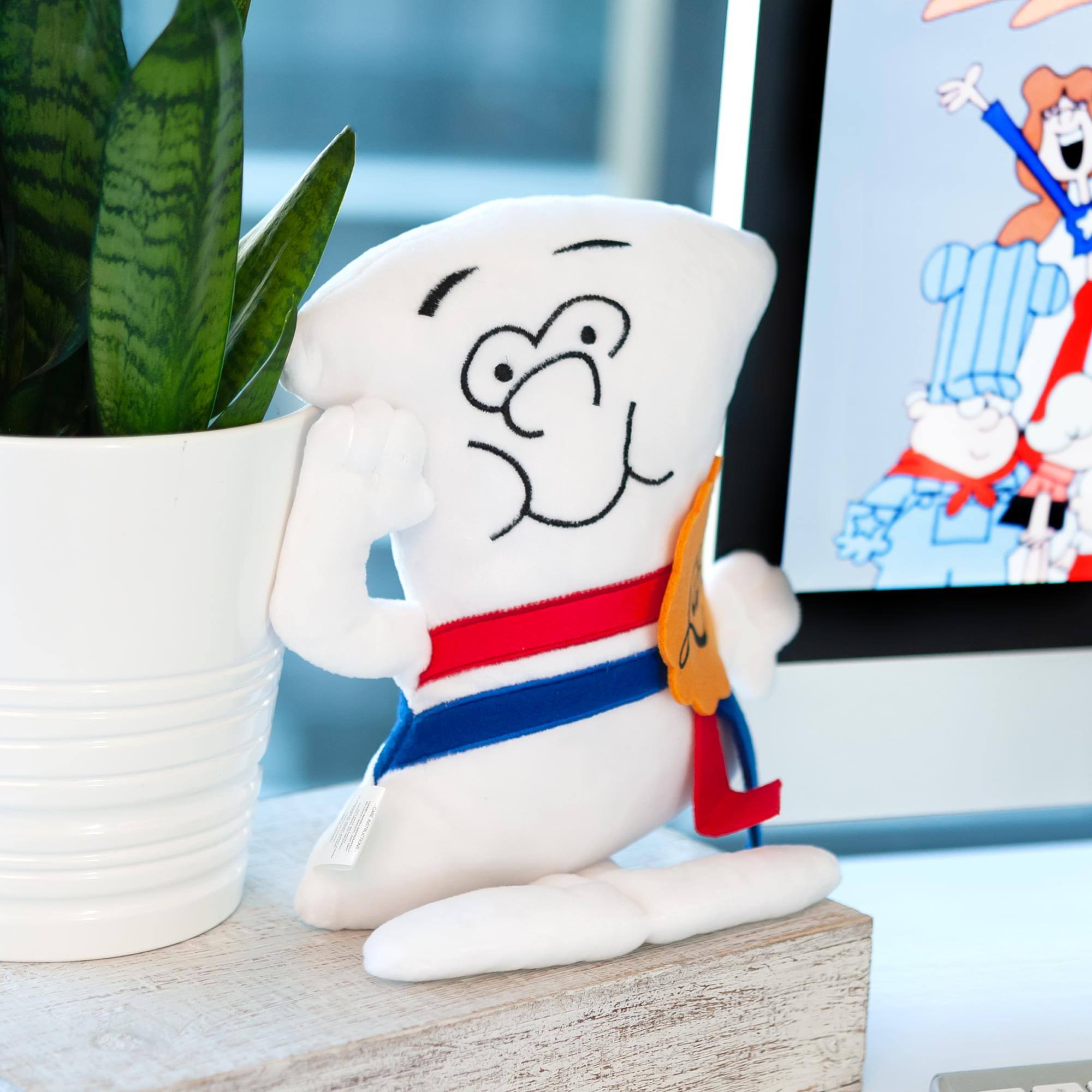 Alt View 3. Surreal Entertainment - Schoolhouse Rock! Law Plush Character | I'm Just A Bill | 9.5 Inches Tall - White.