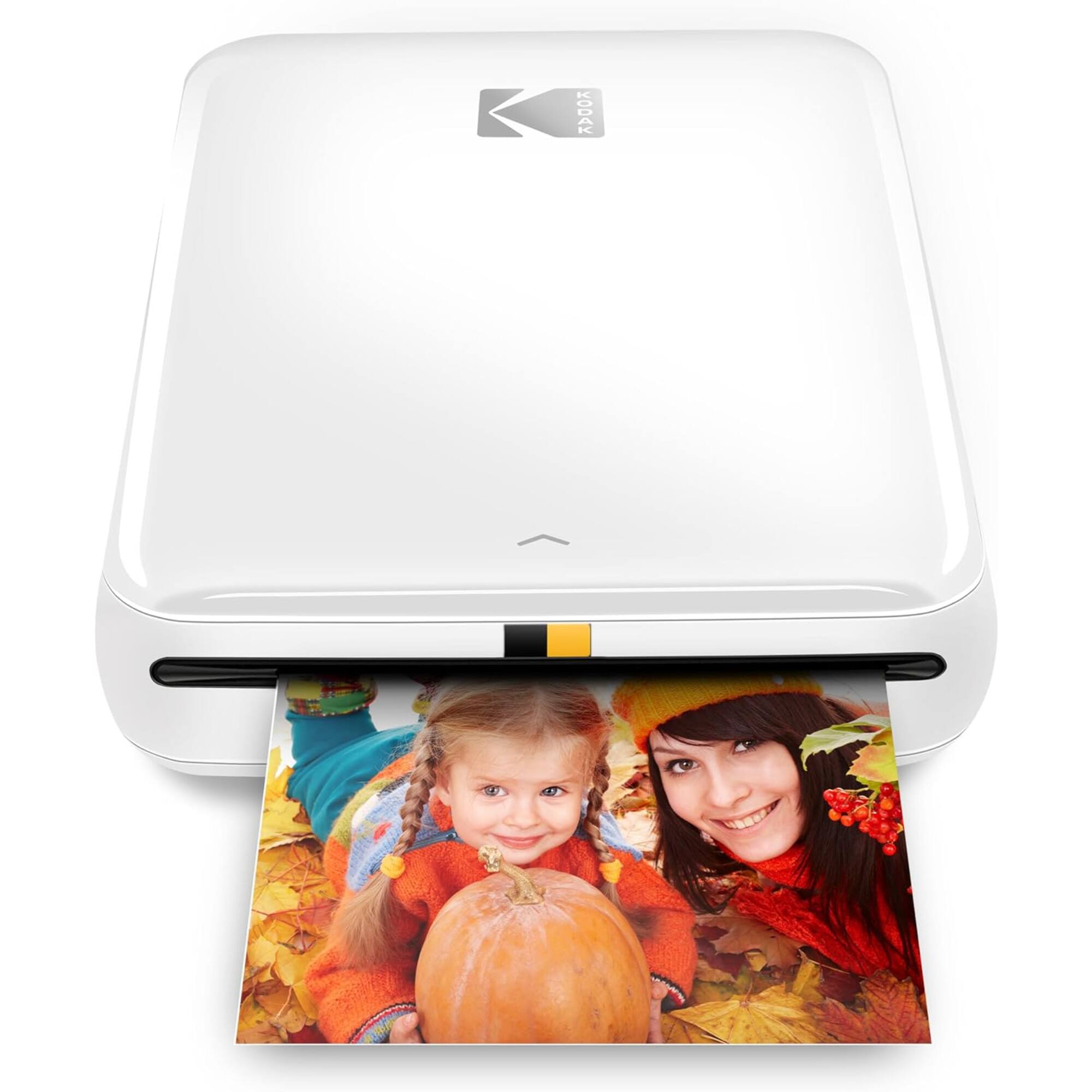 Alt View 1. Kodak - Step Mobile Instant Photo Printer 2x3" & Photo Paper Starter Bundle for iOS & Android - White.