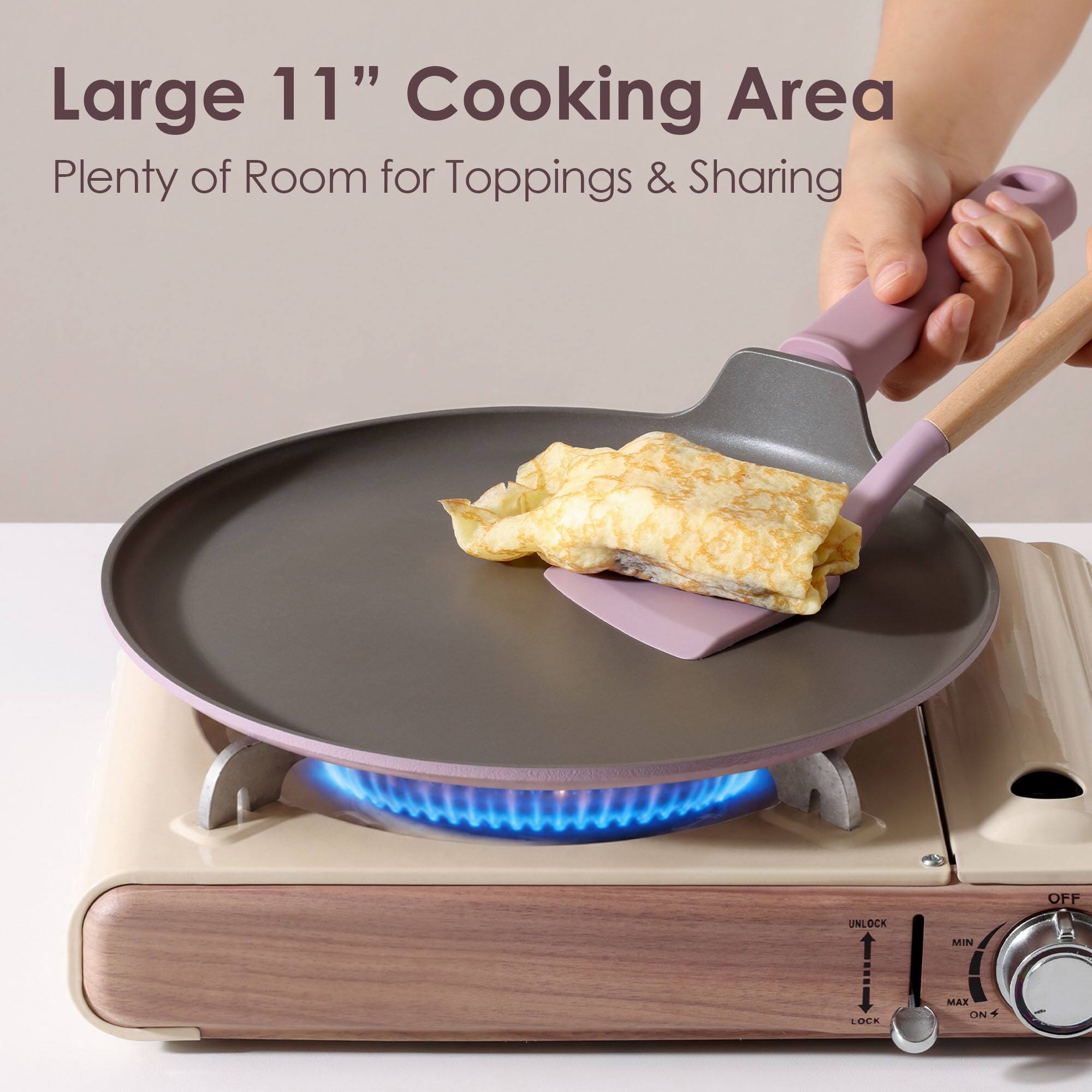 Large 11" Cooking Area  
Plenty of Room for Toppings & Sharing