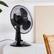 Alt View 4. Impress - Impress 12 Inch 3 Speed Oscillating Table Fan in Black - Black.