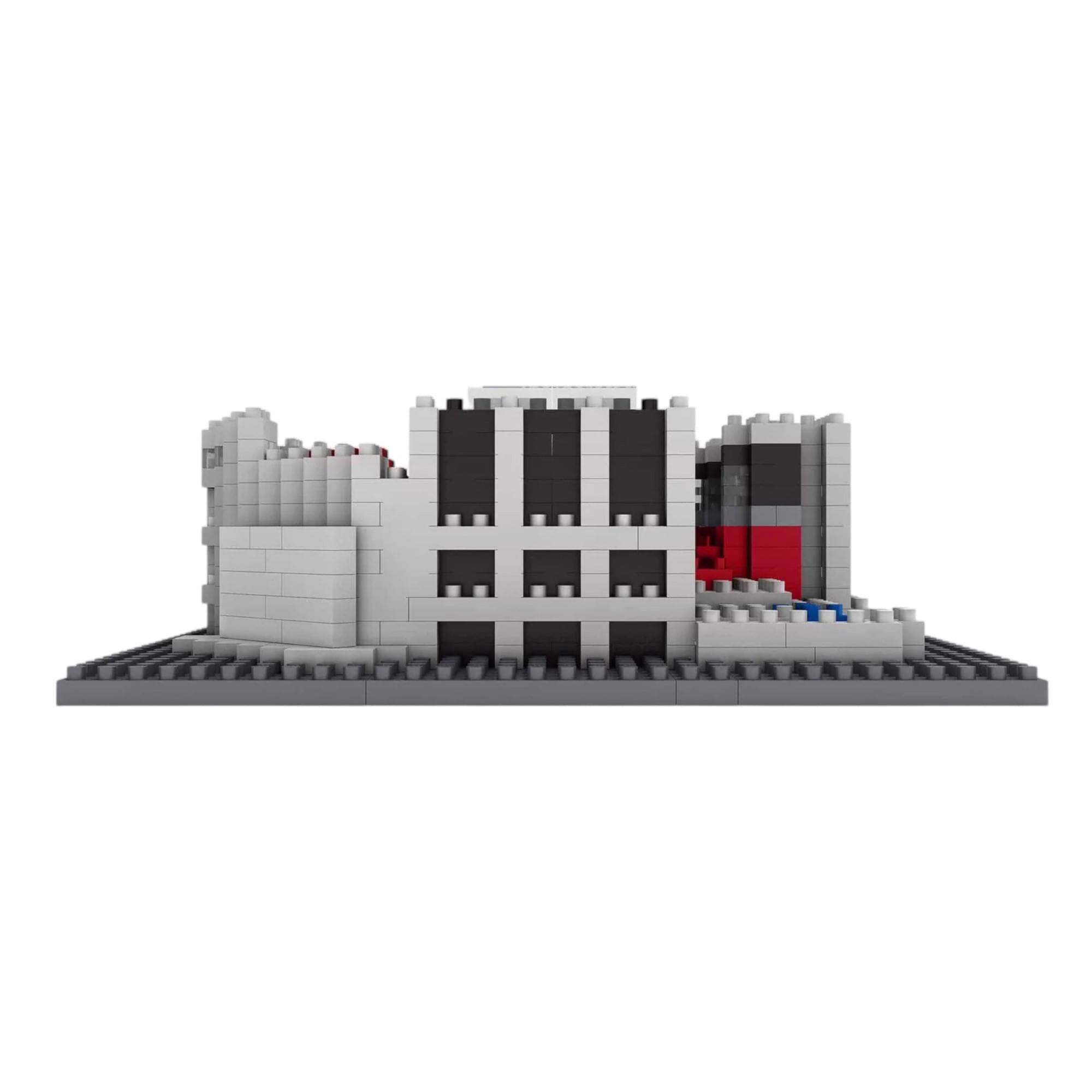 Alt View 2. Forever Collectibles - San Francisco 49ers NFL BRXLZ Mini Stadium 964-Piece Building Block Set - Multi-Colored.