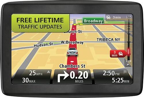 Front Standard. TomTom - VIA 1405T 4.3" GPS with Lifetime Traffic Updates.