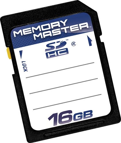 Best Buy: Memory Master 16GB Secure Digital High Capacity (SDHC) Class ...