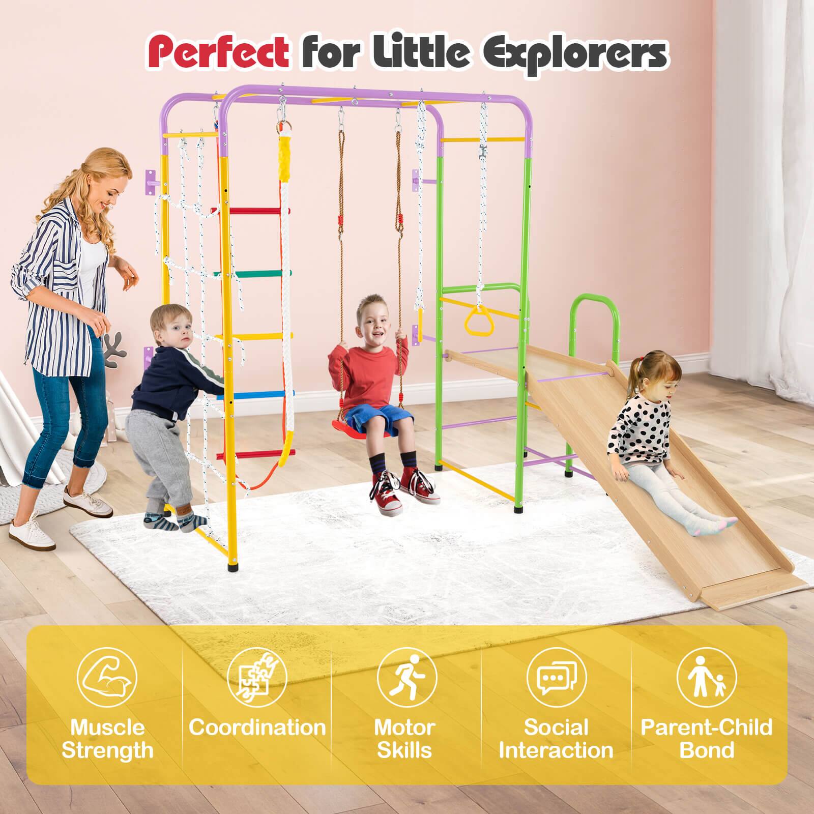 Perfect for Little Explorers

- Muscle Strength
- Coordination
- Motor Skills
- Social Interaction
- Parent-Child Bond