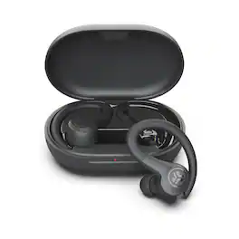 JLab - Go Sport+ Wireless Workout Earbuds, Secure Earhook, C3 Calling, 35+H Playtime, 3 EQ, Graphite